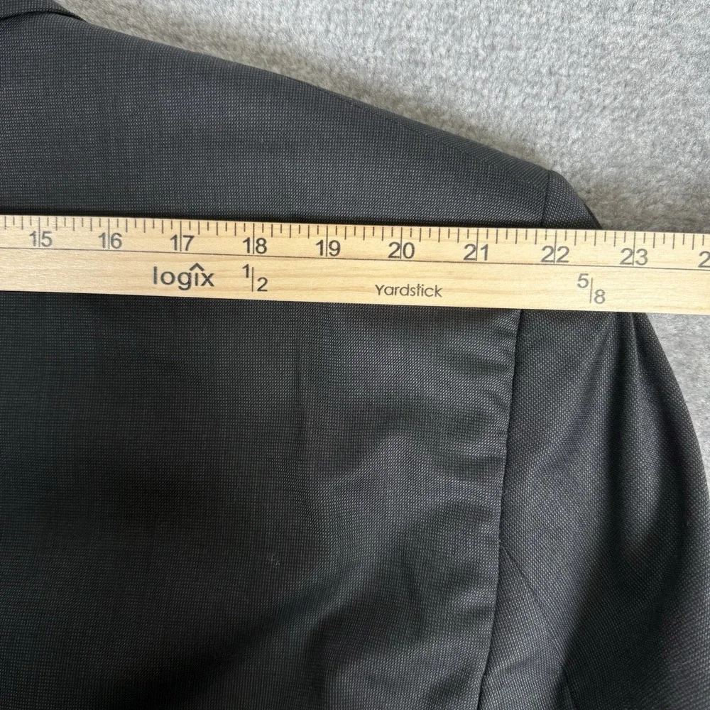 Jos A Bank Blazer Men's 52R Black Wool‎ Two Button Travelers Collection Jacket